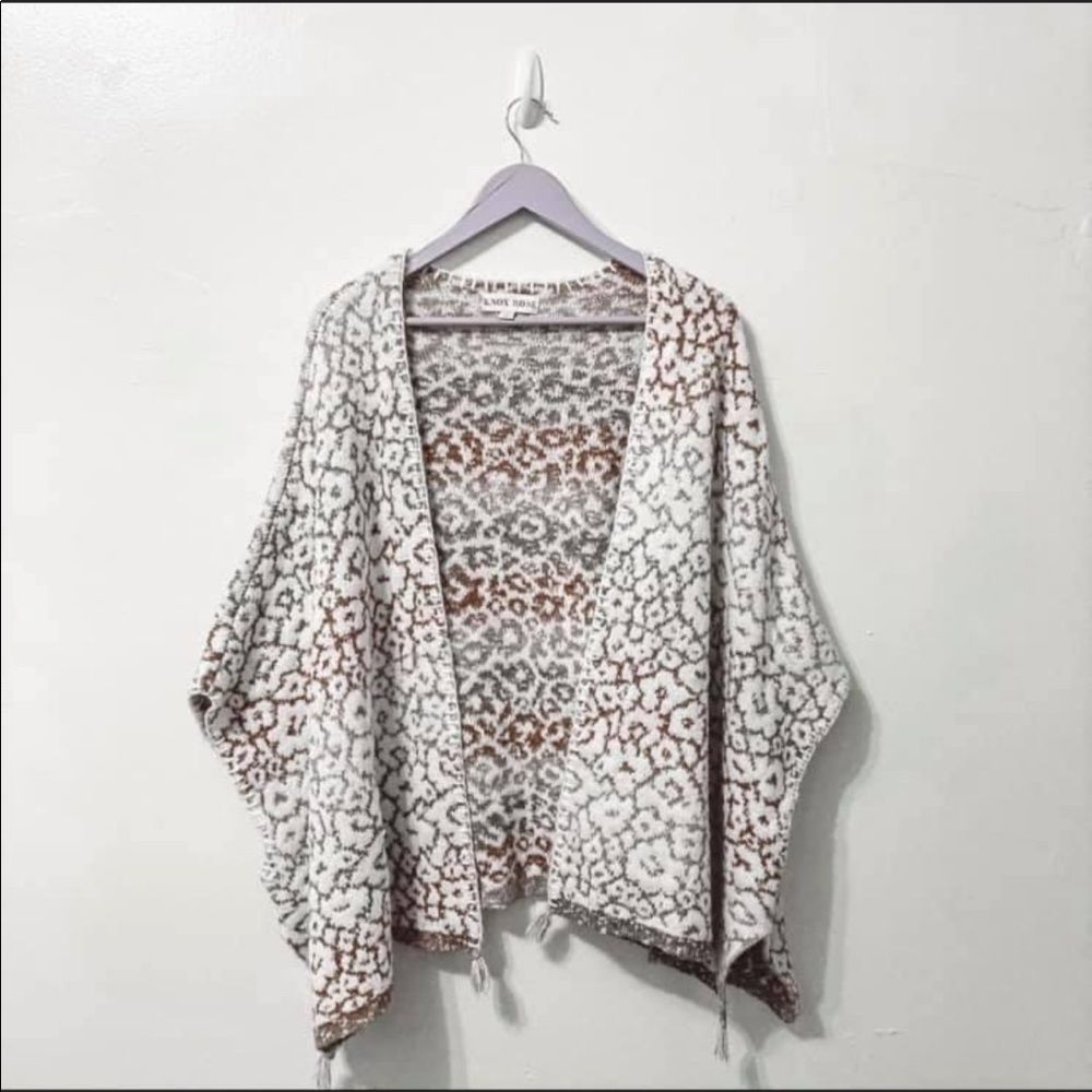 Knox Rose Multicolor Patterned Poncho